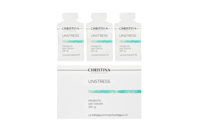 UNSTRESS - Probiotic day cream SPF-15 sachets kit 30 pcs